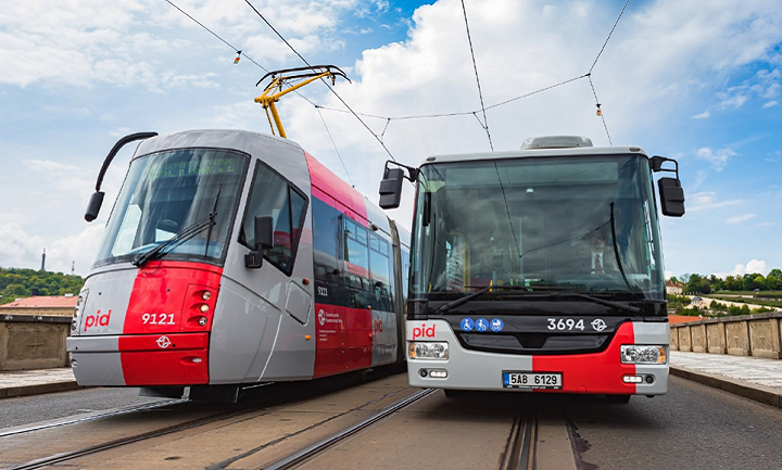 A new visual style for public transport in Prague and Central Bohemia